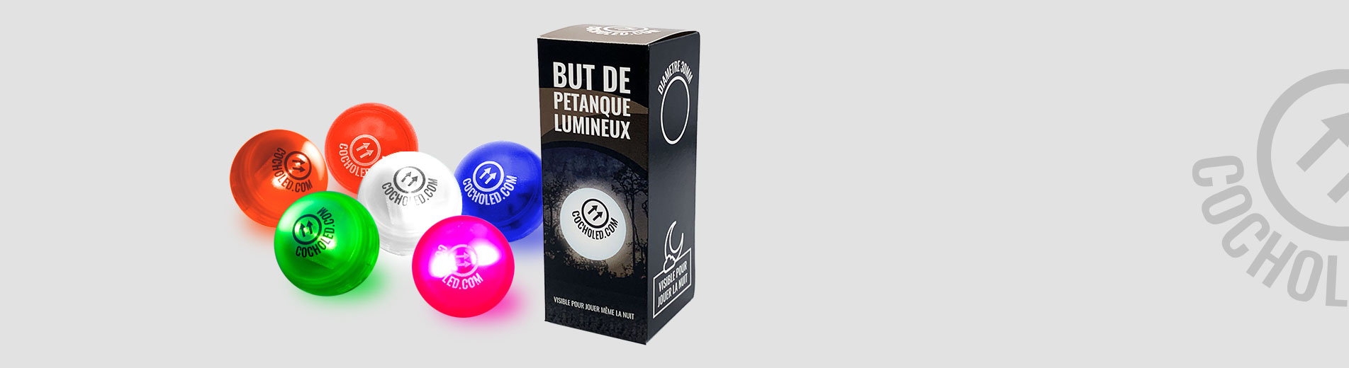 Tienda especializada en Petanca Boliches luminosos Cocholed exclusivo en España