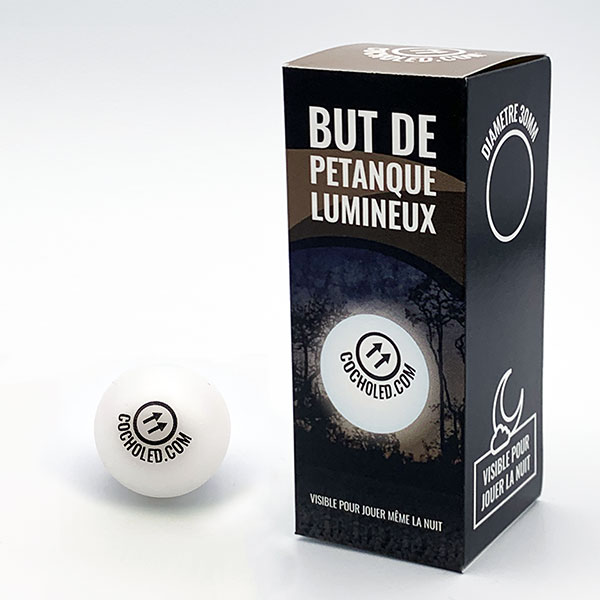 Boliche luminoso Cocholed blanco