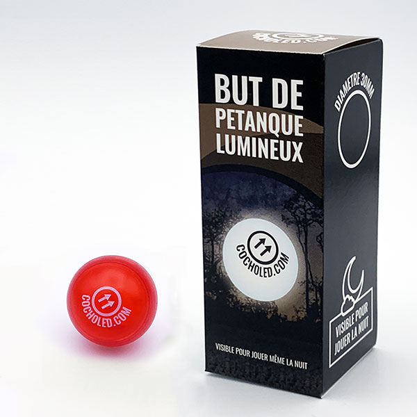 Boliche luminoso Cocholed rojo