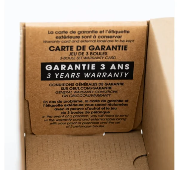 Bolas Obut Match + Garantía de 3 años