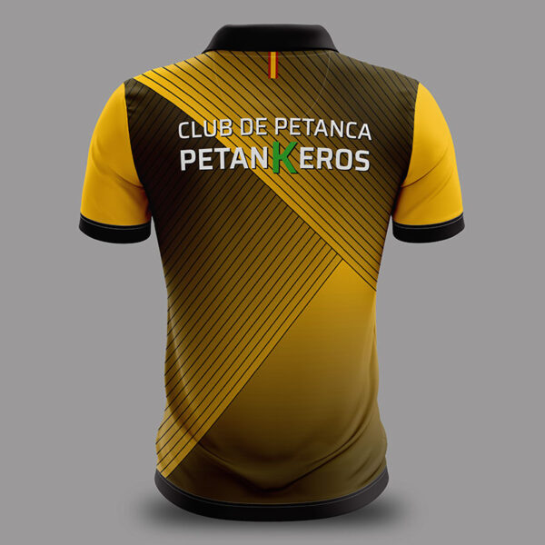 Polo de Petanca Modelo C 2025 Polo PetanKeros 2025 modelo C03 trasera