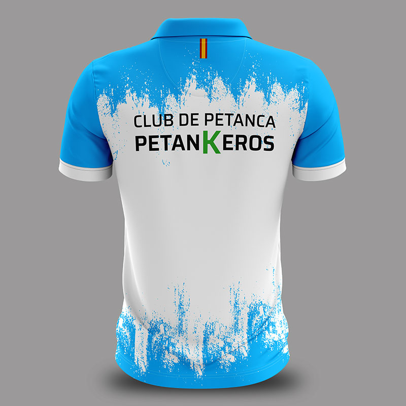 Polo PetanKeros 2025 modelo D01 trasera