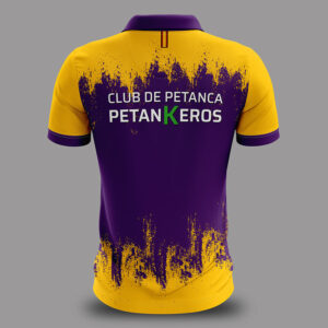 Polo de Petanca Modelo D 2025 Polo PetanKeros 2025 modelo D02 trasera