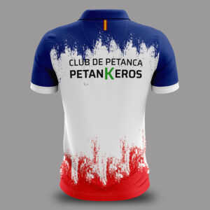 Polo de Petanca Modelo D 2025 Polo PetanKeros 2025 modelo D03 trasera