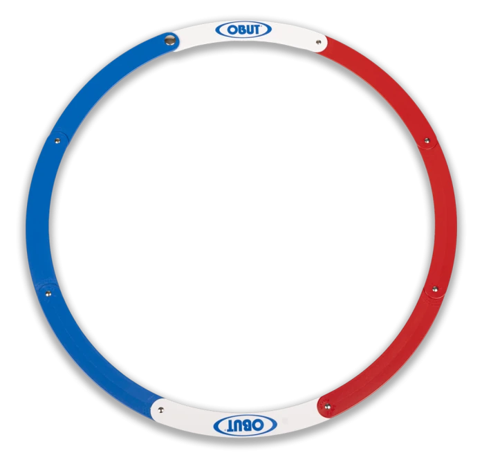 Círculo plegable OBUT Tricolor - Azul, blanco y rojo