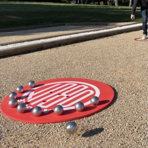 Alfombrilla de tiro OBUT Foto del tapete de tiro OBUT en juego