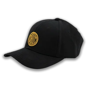 Gorra OBUT Negra con logo mostaza